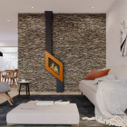 Salamandra a lenha Flamanova com pé - Finoptim